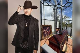 Amigos y familiares le dieron un íntimo adiós a Yeison Jiménez en un cementerio del norte de Bogotá. FOTOS: REDES SOCIALES INSTAGRAM @ yeison_jimenez - @poderinformativocol