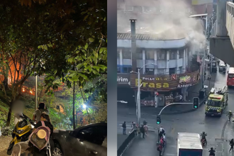 Incendio en la comuna 6 Doce de Octubre (Izq) Incendio en el Centro (Der). /FOTOS: REDES SOCIALES