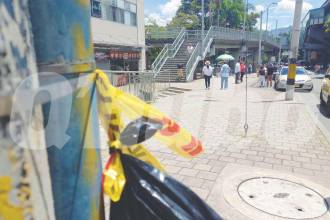 Los hechos ocurrieron en esta cuadra de la calle 73 con carrera 52, a un costado del Jardín Botánico. Los comerciantes de la zona piden más seguridad. /FOTO: MAURICIO PALACIO