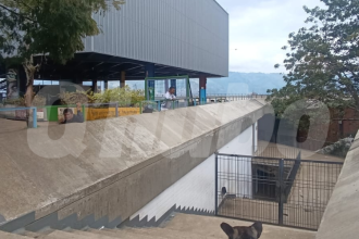 I.E Antonio Derka en Santo Domingo Savio. /FOTO: ALEJANDRA MORALES