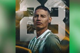 Oficialización dorsal 23 para James Rodríguez en Atlético Nacional. FOTO: CORTESÍA NACIONALOFICIAL