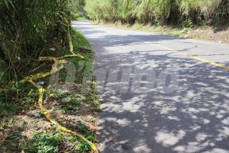 Lugar donde fue hallado el cadáver. FOTO: ANDRÉS GARCÍA