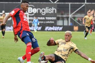 A pesar de su derrota, el DIM se mantiene dentro de los 8 y Águilas quedó en la pelea por un cupo en este grupo. / FOTO: COLPRENSA