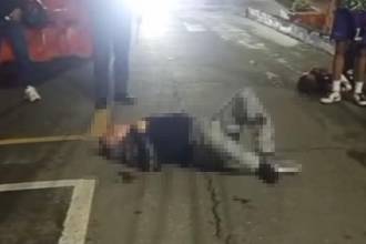 Los momentos después del accidente fueron registrados en video por la comunidad. FOTO: PODER NORTE