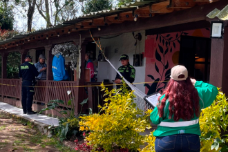 El corregimiento de Santa Elena también se está viendo impactado por este fenómeno. /FOTO: CORTESÍA ALCALDÍA DE MEDELLÍN 