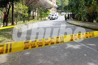 En este sector el hombre fue encontrado sin vida por una habitante del sector. FOTO: ALEJANDRA MORALES 