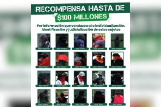 Cartel de recompensa por capucho de universidades públicas de Medellín. FOTO: @FICOGUTIERREZ