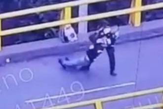 Tras el hecho, el hombre fue atendido por paramédicos de la Secretaría de Salud. /FOTO: CORTESÍA