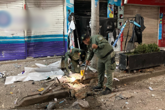Detonación artefacto explosivo en Florencia, Caquetá. /FOTO: REDES SOCIALES