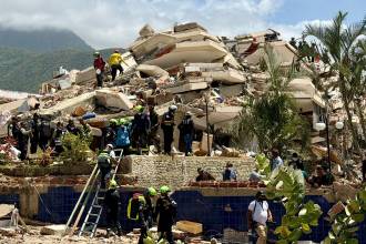 Los sismos hicieron que colapsaran, por completo, 190 edificios. FOTO: UNGRD