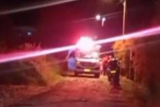 Tras ser alertada, la Policía hizo presencia en la vereda San Miguel-Santa Cruz de La Unión. FOTO: CAPTURA DE VIDEO MI ORIENTE