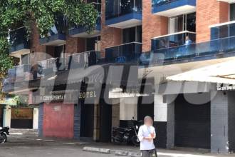 En el interior de este hotel, según reporte de las autoridades, fue de donde salió el menor de edad para el centro asistencial. FOTO: LAURA ROSA JIMÉNEZ 