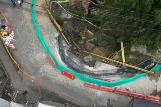 Tendrá horarios para cada sentido; personal de Tránsito se encuentra en la zona. FOTO: ALCALDÍA DE MEDELLÍN