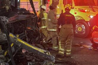 Uno de los lesionados asistió por sus propios medios a valoración médica; los otros 10 la recibieron en el lugar. FOTO: ALCALDÍA DE MEDELLÍN