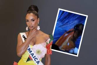 La mujer expresó que casi un año después sigue teniendo secuelas del accidente. FOTOS: INSTAGRAM @OFFICIALGABRIELLEHENRY Y CAPTURA DE VIDEO YOUTUBE CNN NEWS 18