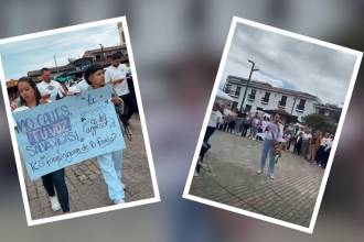 Movilización de las mujeres en La Unión. FOTOS: CORTESÍA