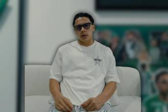 Momento en que Kevin Parra pidió disculpas por sus polémicas palabras. FOTO: CAPTURA DE PANTALLA TOMADA DE IG @KEVINPARRA0710