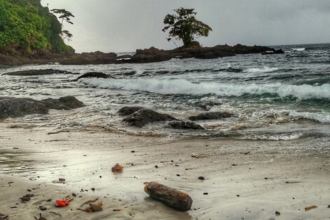 Imagen de referencia de la playa de Bahía Solano. /FOTO: COLPRENSA 