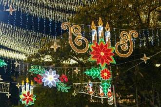 Alumbrados Envigado. / FOTO: ALCALDÍA DE ENVIGADO