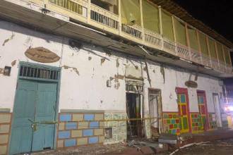Las autoridades atribuyen lo ocurrido de manera preliminar a las disidencias de las Farc. FOTO: FACEBOOK ANTIOQUIA CONECTA