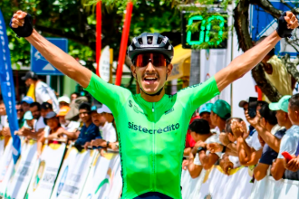Sebastián Castaño, ciclista del equipo Sistecrédito. /FOTO: INSTAGRAM @teamsistecredito