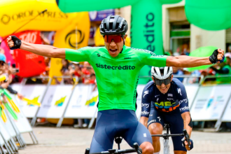 José Misael Urián ciclista del equipo del Sistecrédito. /FOTO: INSTAGRAM @teamsistecredito