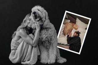 La actriz agradeció al perro por haber sido el guardián de la familia y compartió varias escenas con él. FOTOS: INSTAGRAM @LACHECHI