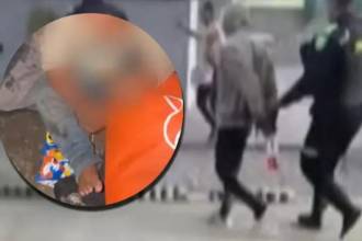 El bebé habría sido separado de su madre, quien se encontraba con otra de sus hijas cuando ocurrieron los hechos en el sector de La Minorista. FOTO: CORTESÍA