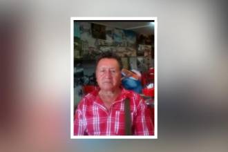 Rafael Toro, de 73 años, se encontraba en una cantera de la vereda La Argentina, en Támesis, cuando ocurrió el sismo. FOTO: CORTESÍA 