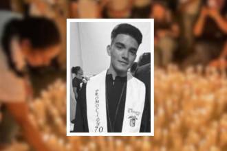 Velatón en memoria de Esteban Yepes en el parque central de Itagüí. / FOTO: ELITAGUISEÑO Y CORTESÍA