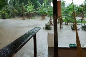 Esto es en Chigorodó, uno de los municipios que reportó la alerta por emergencia. FOTO: CORTESÍA DAGRAN