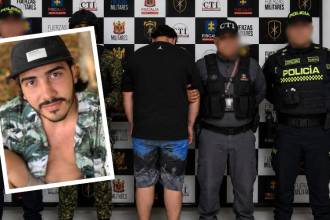 Brayan Palacio Arango fue aprehendido en un operativo del CTI, Gaula Militar y Policía. FOTO: CORTESÍA