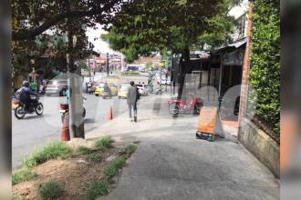 En ese sector ocurrió el homicidio del hombre. FOTO: LAURA ROSA JIMÉNEZ 