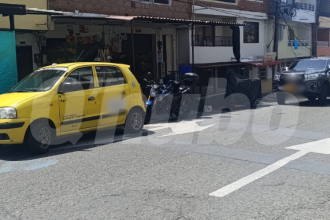Lugar donde se produjo el enfrentamiento por intento de asalto en Castilla, comuna 5 de Medellín. /FOTO: ALEJANDRA MORALES