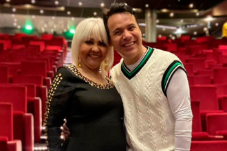 El humorista compartió un carrete de imágenes con su fallecida esposa. /FOTO: INSTAGRAM @polilla_feliz