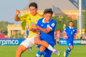 A la Selección Colombia le faltó puntería y suerte ante El Salvador. /FOTO: FCF 