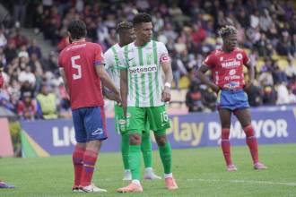Sufrido empate consiguieron Nacional y Pasto en el estadio La Libertad. Los Verdes aplazaron su clasificación a los cuadrangulares semifinales para buscarla en el tradicional clásico paisa ante el DIM. / FOTO: CORTESÍA ATLÉTICO NACIONAL.
