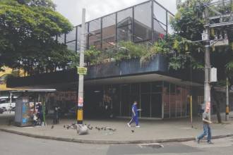 A las afueras de esta institución educativa sucedió la riña fatal. FOTO: ANDRÉS FERNANDO GARCÍA HERNÁNDEZ