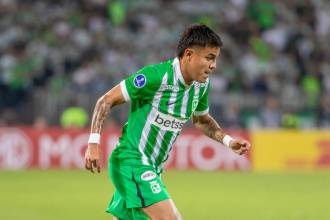 Nicolás Rodríguez, extremo Atlético Nacional. FOTO: JUAN ANTONIO SÁNCHEZ