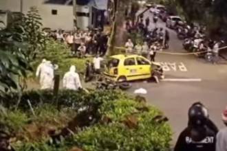 En accidente en Santa Mónica murió menor de 17 años. FOTO: CORTESÍA DENUNCIAS ANTIOQUIA