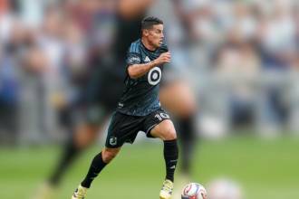 James Rodríguez titular con Minnesota por primera vez. FOTO: TOMADA DE X @GOLESENDIR_