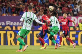 Será la primera vez que los Verdes y Rojos de Antioquia se enfrenten por el título de la Copa Colombia. FOTO: CAMILO SUÁREZ.