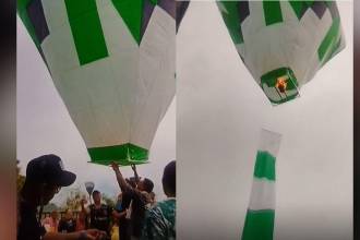 Festival de globos San Javier. FOTO: CORTESÍA DENUNCIAS ANTIOQUIA