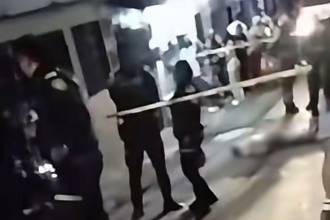 El caso ocurrido en Manrique quedó registrado en video. FOTO: PRENSA PAISA
