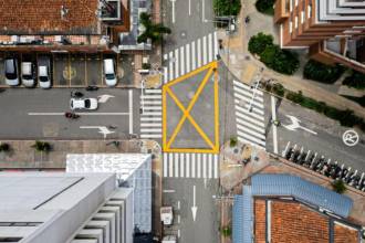 El propósito de estas intervenciones es mejorar la movilidad del sector. FOTO: CORTESÍA ALCALDÍA DE MEDELLÍN