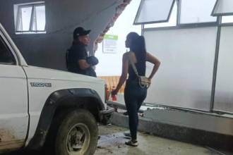 Así se veía el panorama tras el choque en el Hospital San Juan de Dios de Yarumal, Norte de Antioquia. FOTO: TOMADA DE IG ENTRECEJAYCEJACO