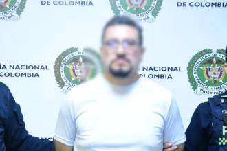 Captura del mexicano Luis Carlos Díaz Santiago requerido por homicidio. FOTO: POLICÍA METROPOLITANA VALLE DE ABURRÁ