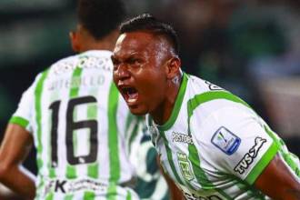 Según la sanción impuesta por la Dimayor, Alfredo Morelos se perdería los juegos de Nacional ante Pasto y Medellín por el Finalización. / FOTO: ARCHIVO – MANUEL SALDARRIAGA