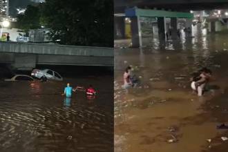 Emergencia por lluvias en Venezuela.FOTO: REDES Y @BOMBEROSCARACAS IG
