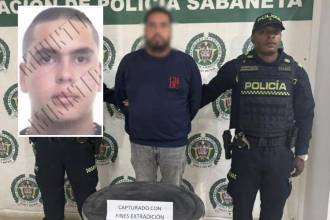 Juan Camilo Muñoz Rodríguez era buscado por las autoridades peruanas desde 2025. FOTO: MINISTERIO DEL INTERIOR DE PERÚ Y POLICÍA METROPOLITANA